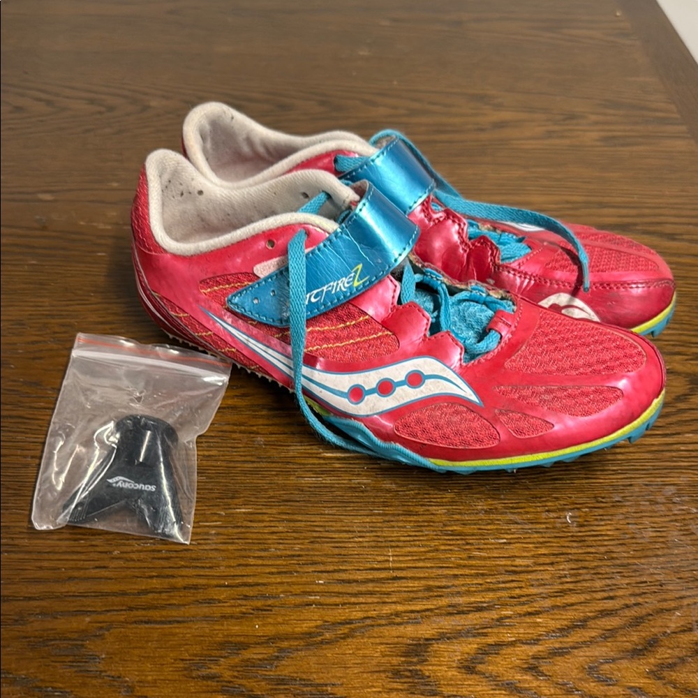 Saucony Spitfire 2 Women’s Track Metal Spike Sprinting Running Shoes